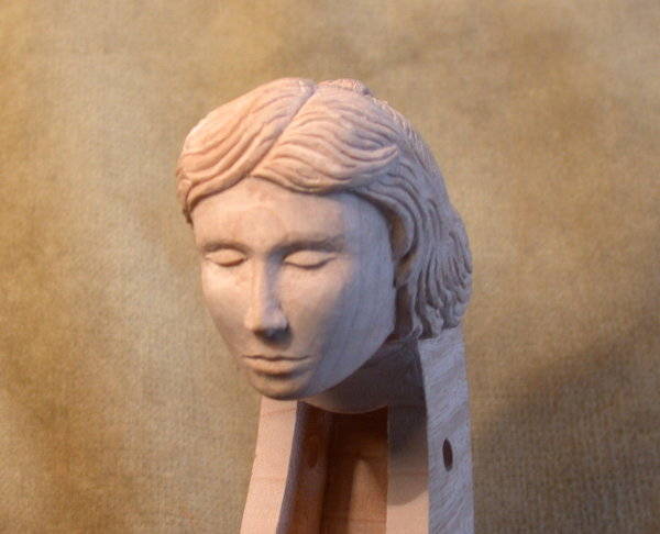 carved head